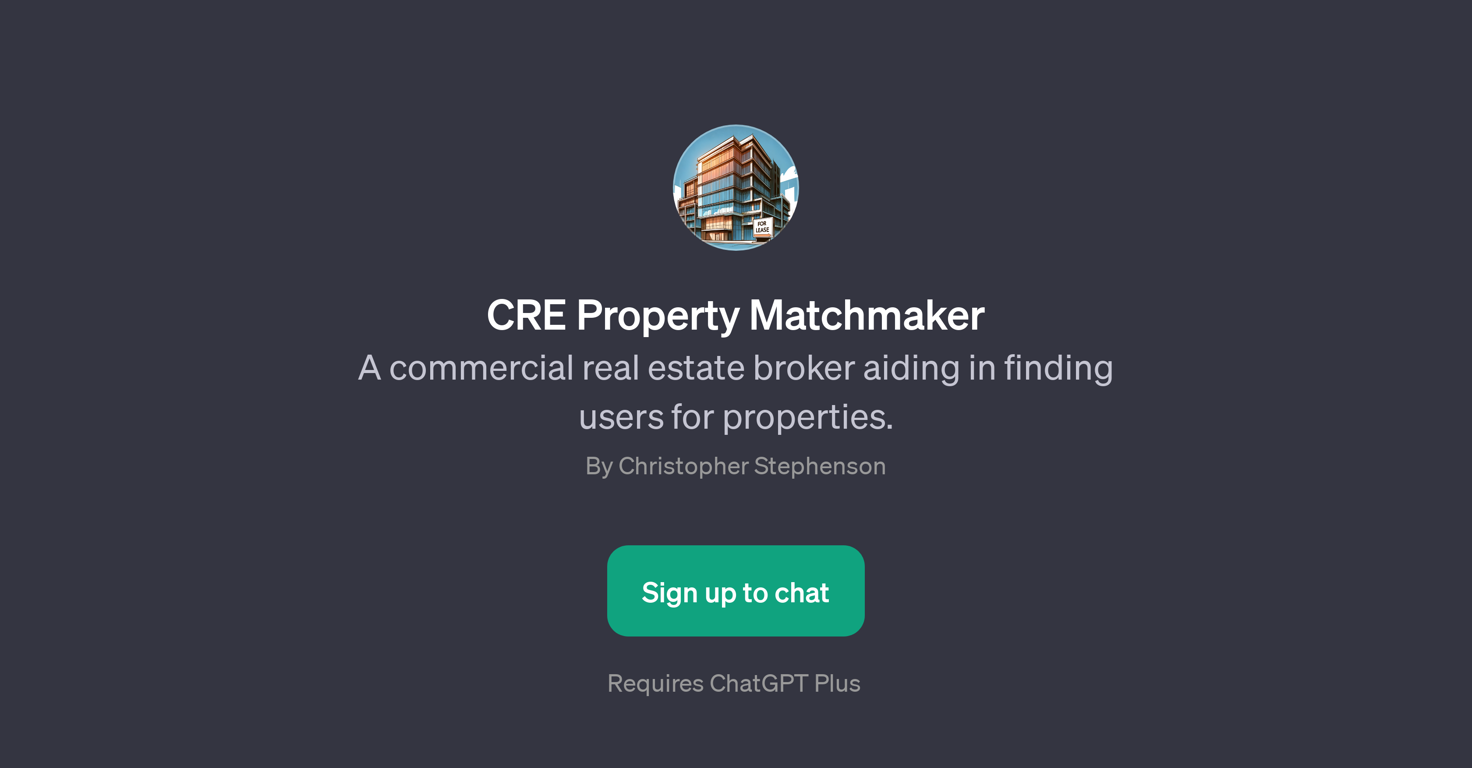 CRE Property Matchmaker website