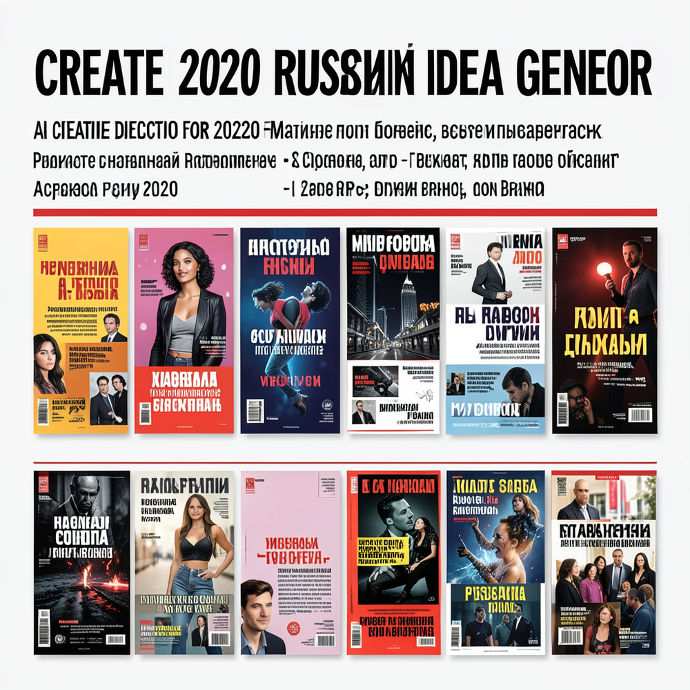 create 2020 russian magazines names cover idea gener website