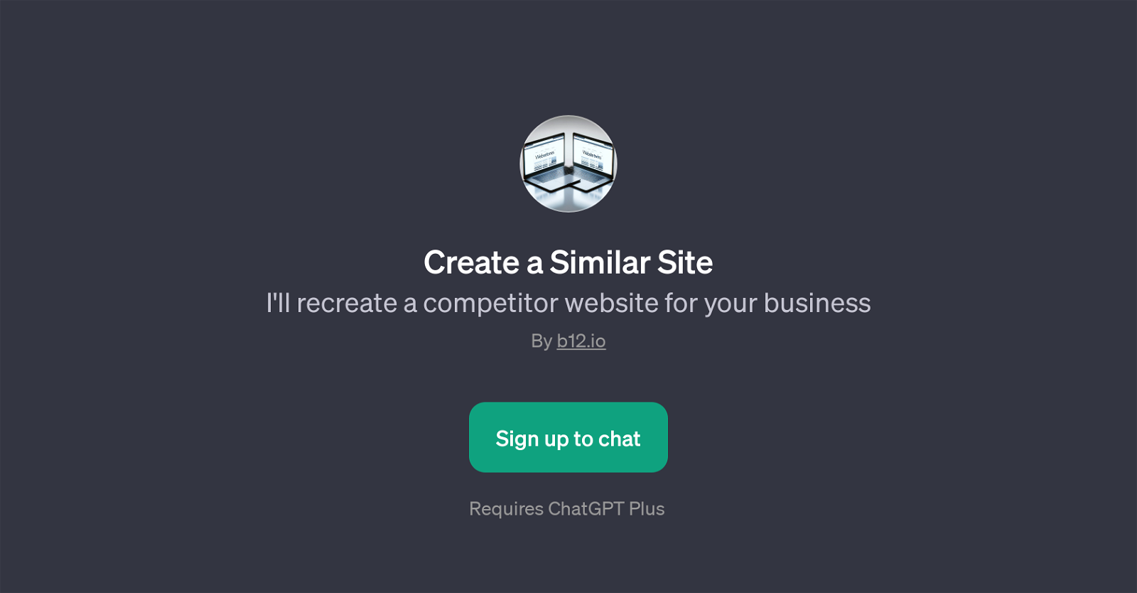Create a Similar Site website