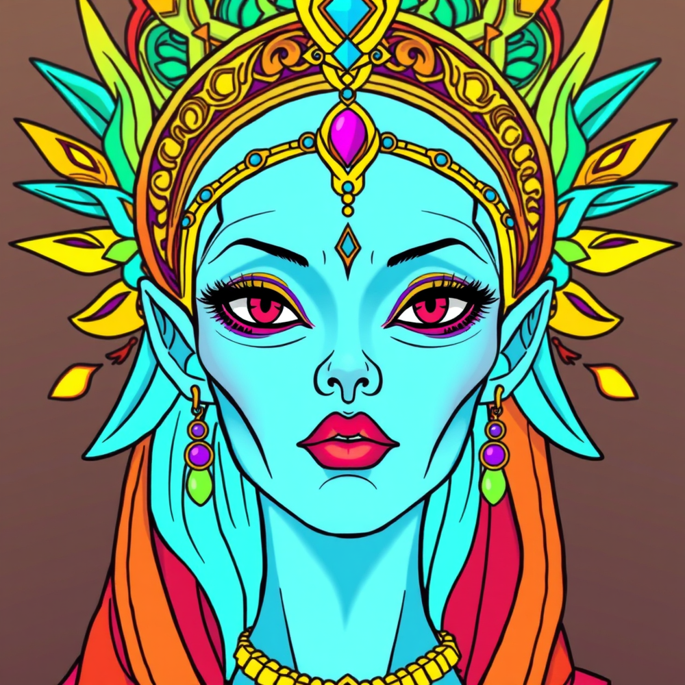 create alien queen coloring book website