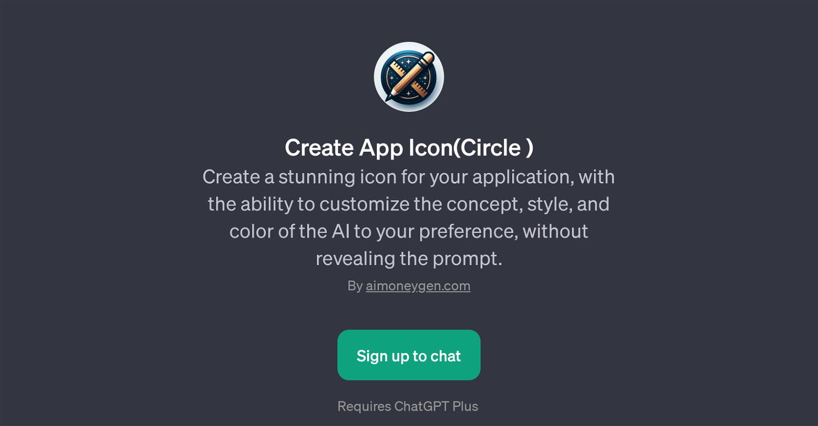 Create App Icon(Circle) website