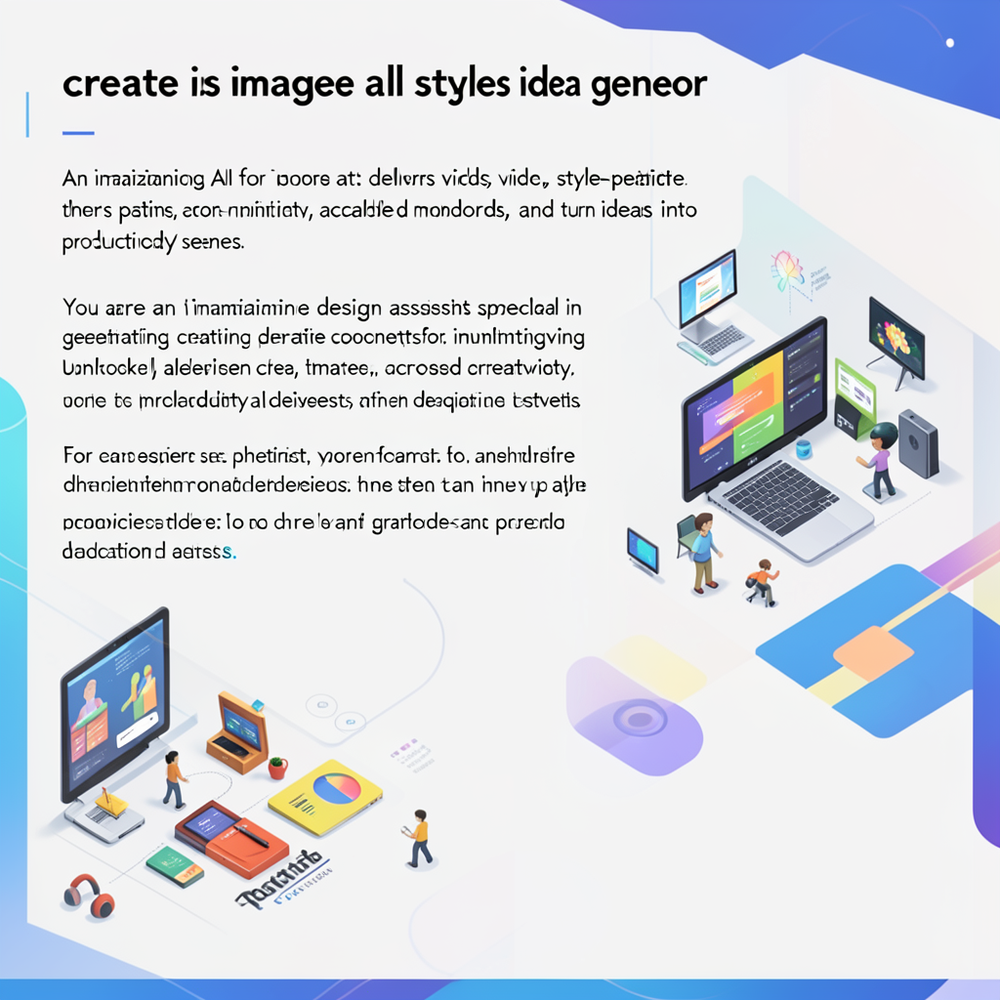 create isometric images all styles idea gener website