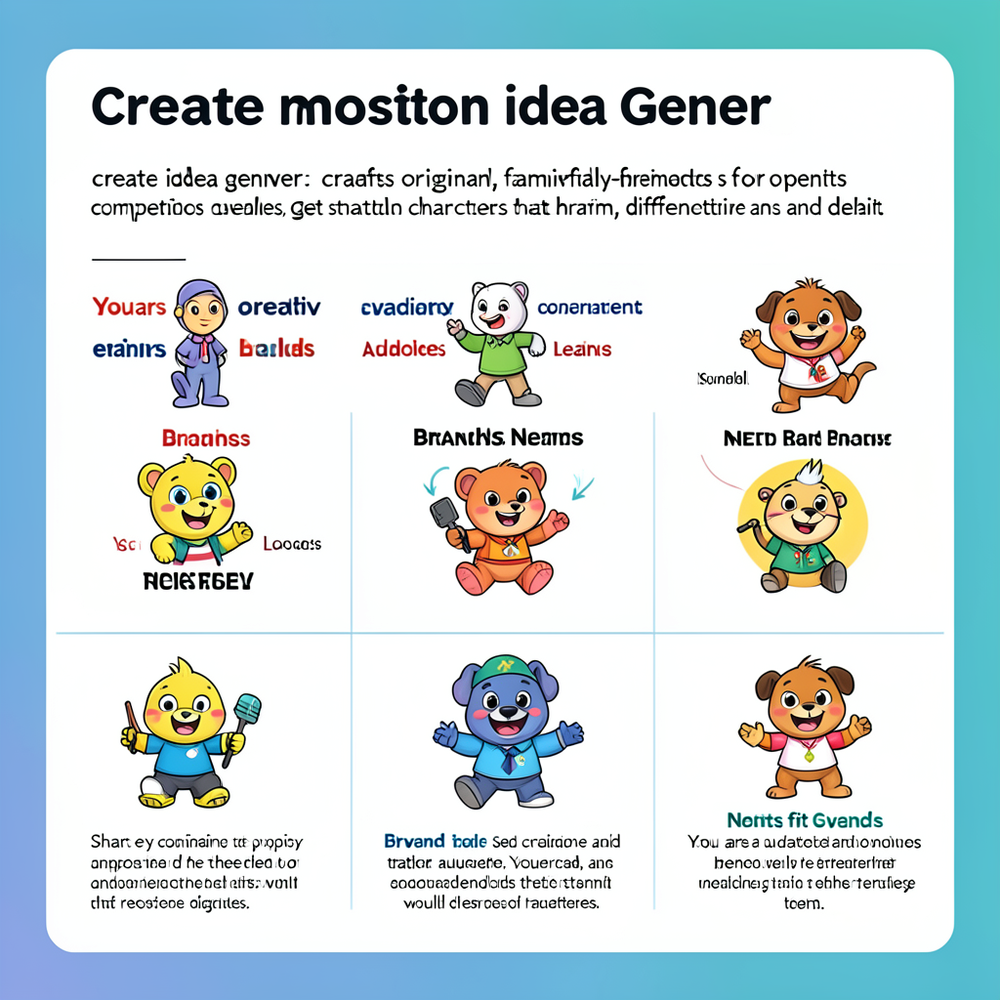 create mascot idea gener website
