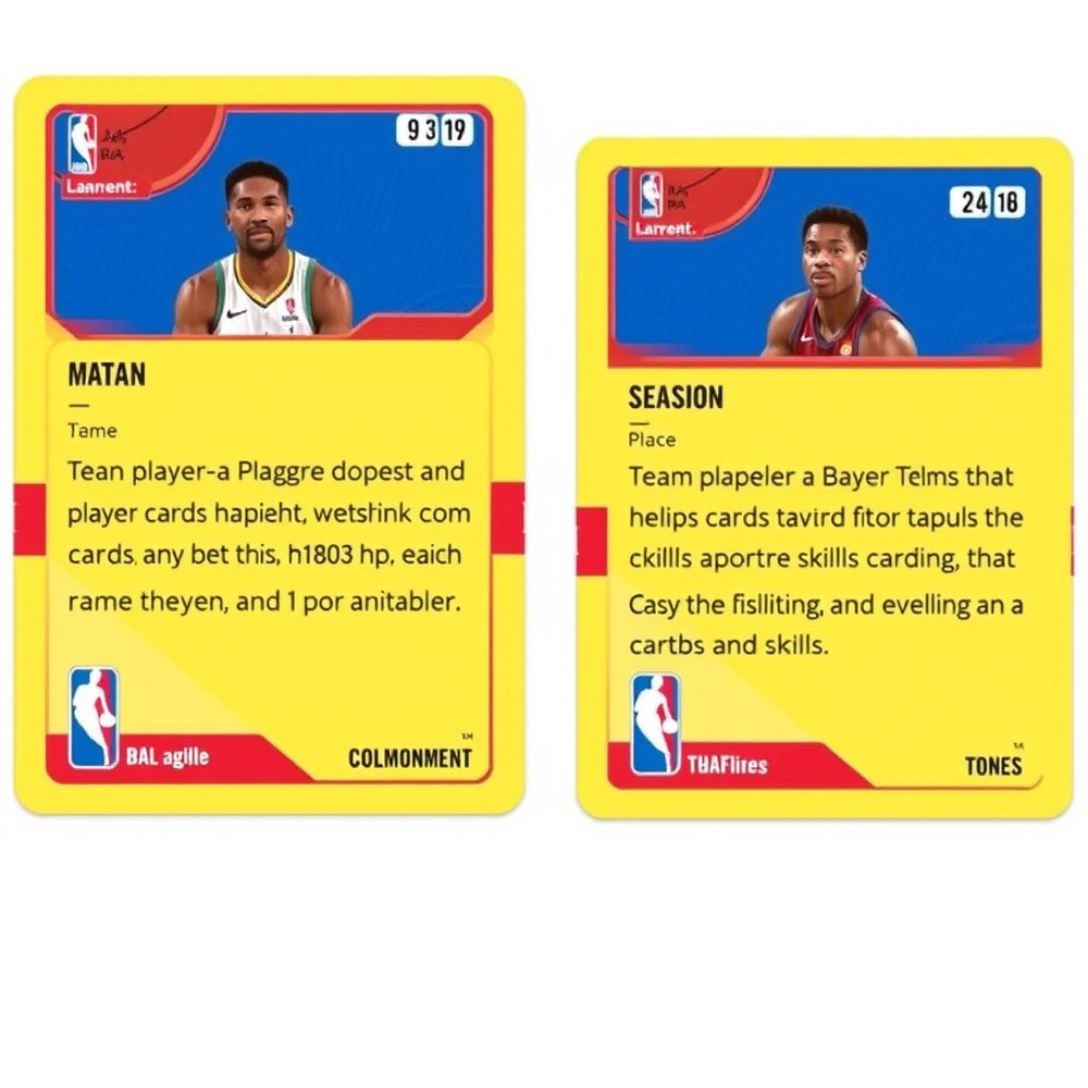 create nba card player idea gen website