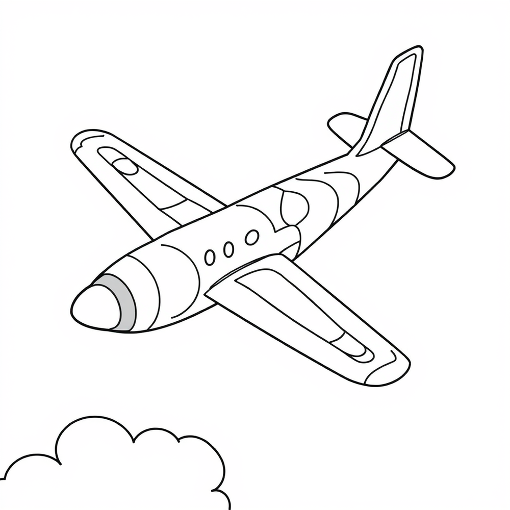 Create plane coloring book website