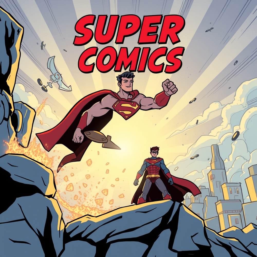 create super hero comics studios website