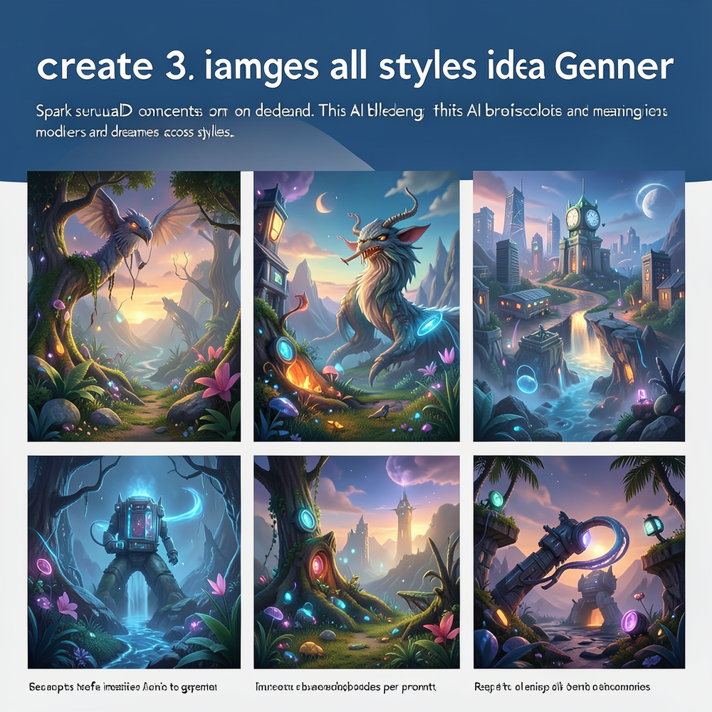 create surreal 3d images all styles idea gener website
