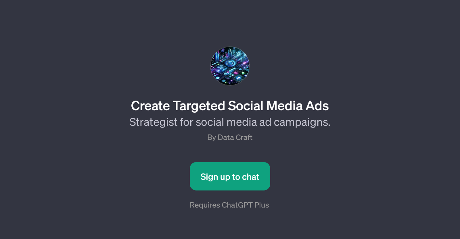 Create Targeted Social Media Ads website