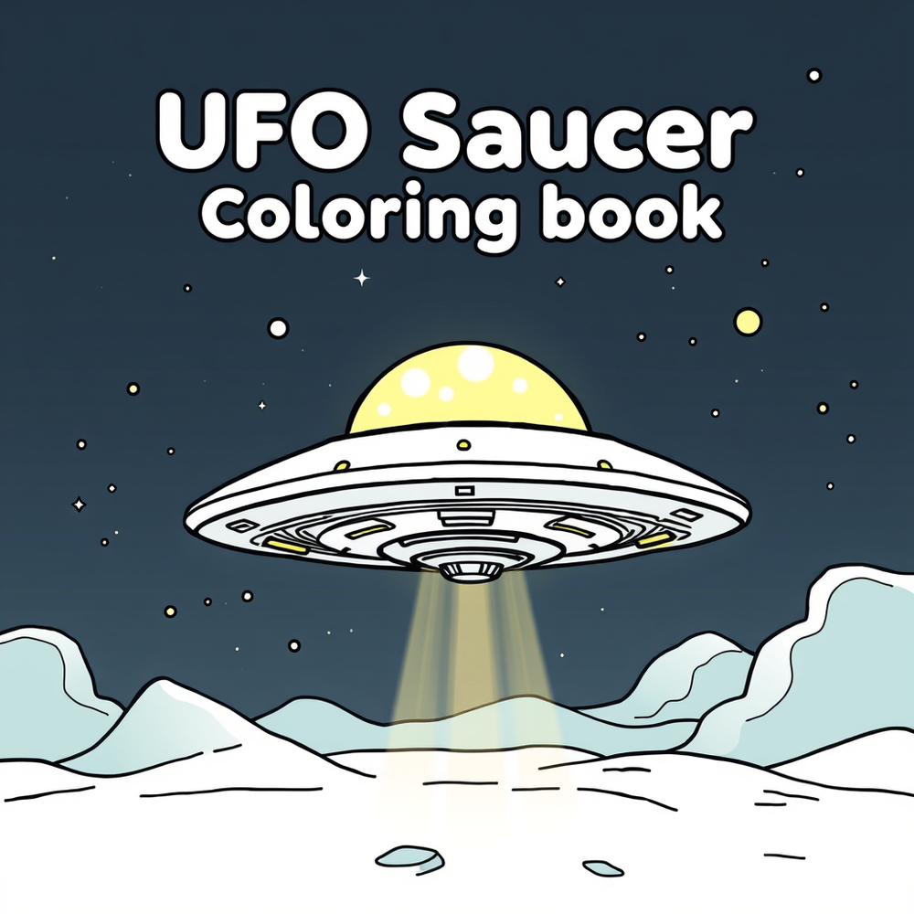 create ufo saucer coloring book website