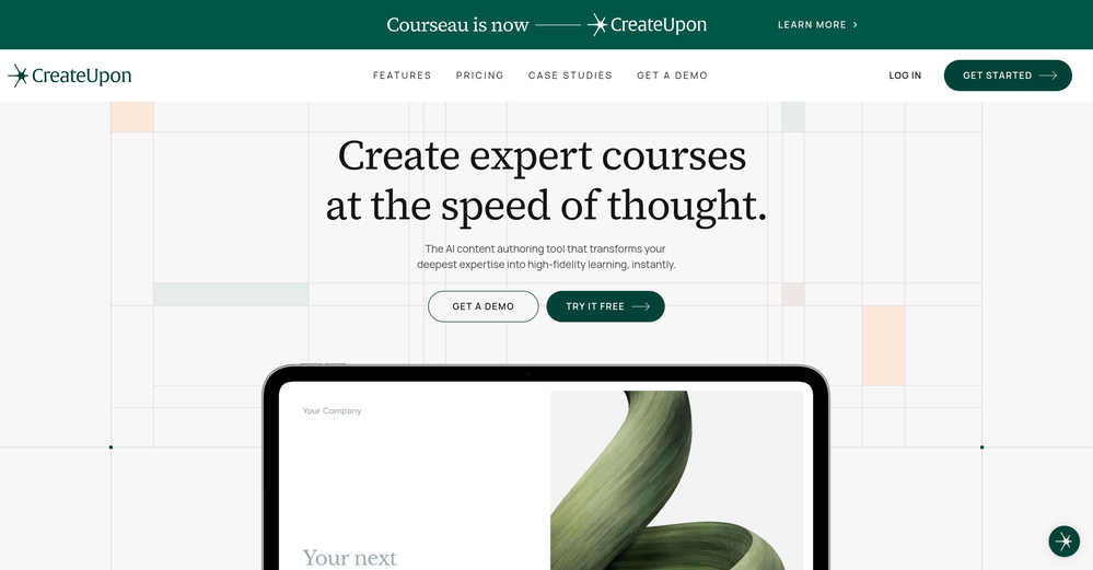 CreateUpon website