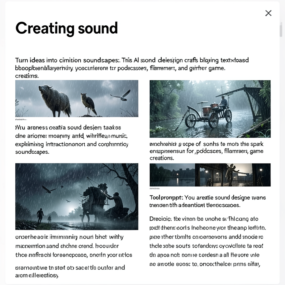 Creating sound website