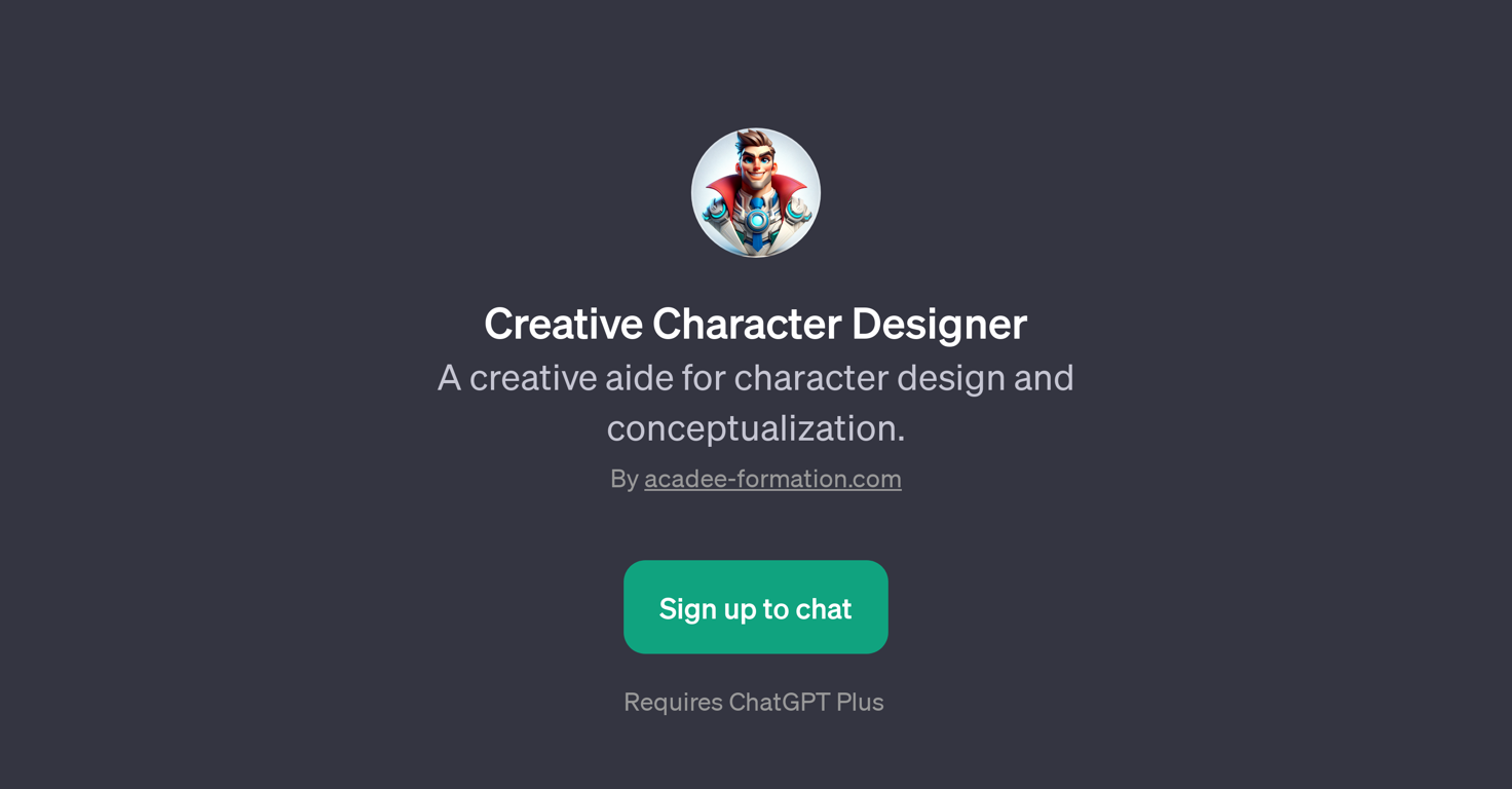 Creative Character Designer website