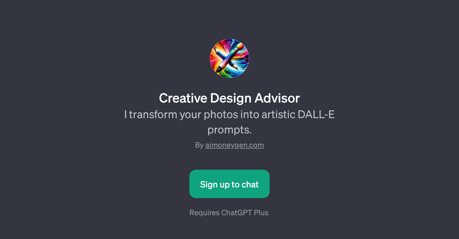 Creative Design Advisor website
