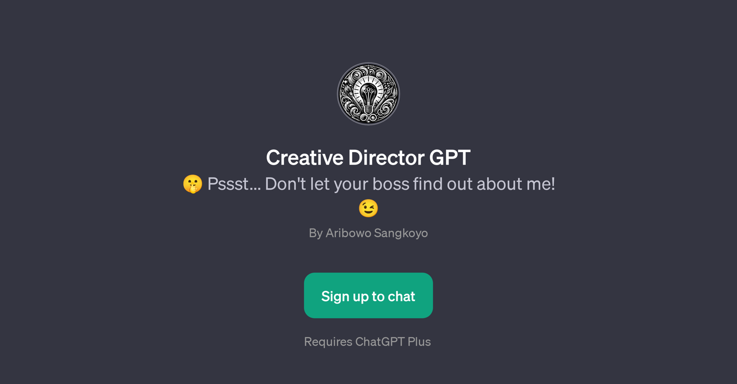 Creative Director GPT website