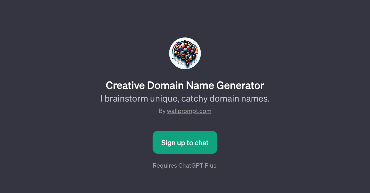 Creative Domain Name Generator website