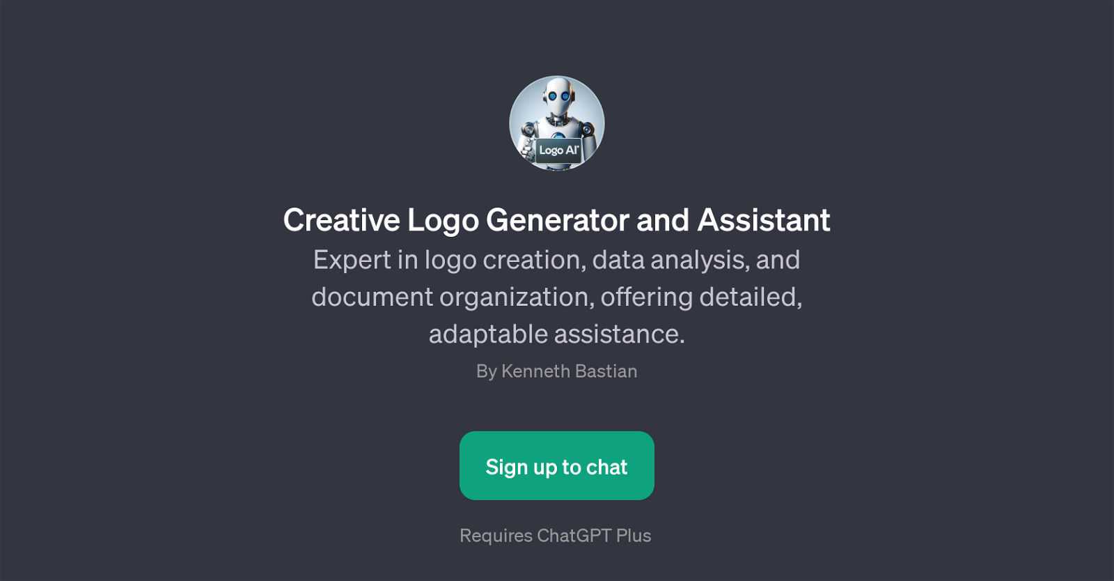 Creative Logo Generator and Assistant website