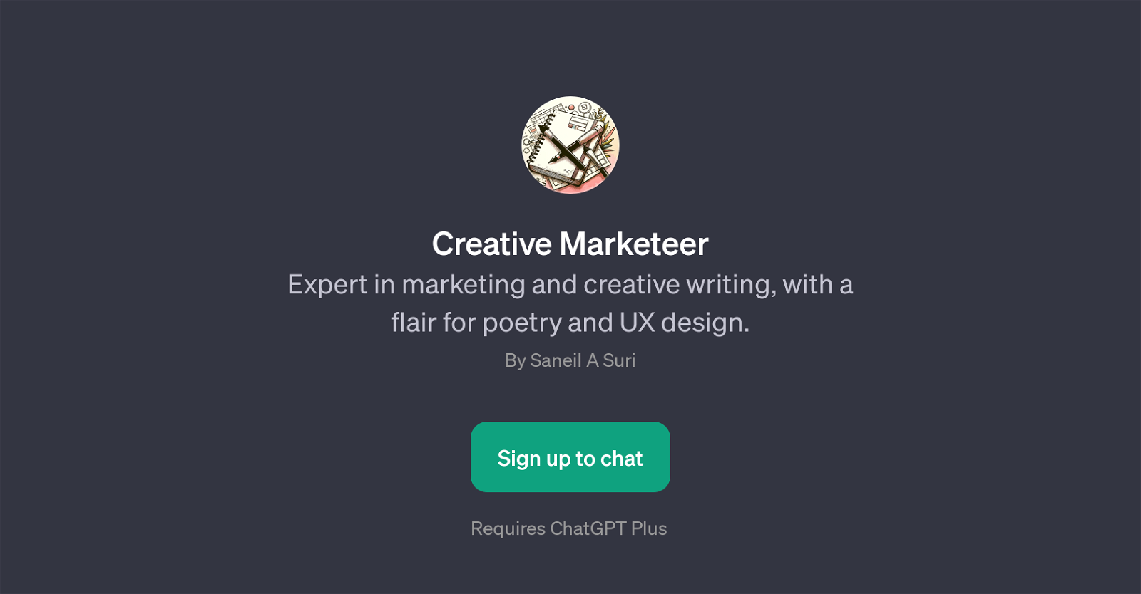 Creative Marketeer website