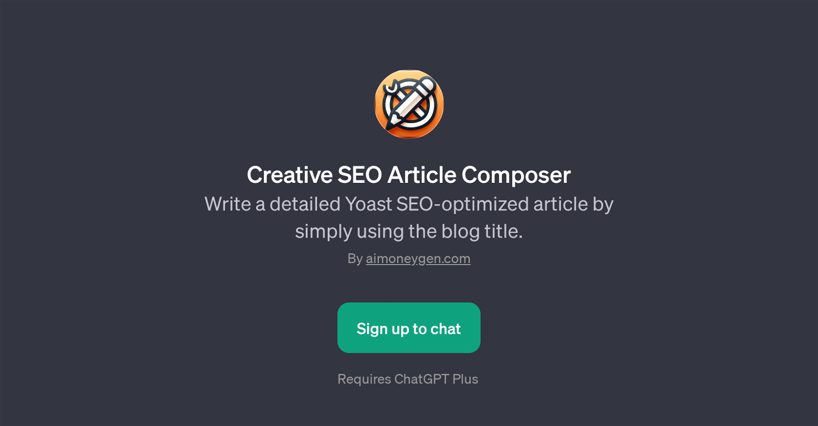 Creative SEO Article Composer website