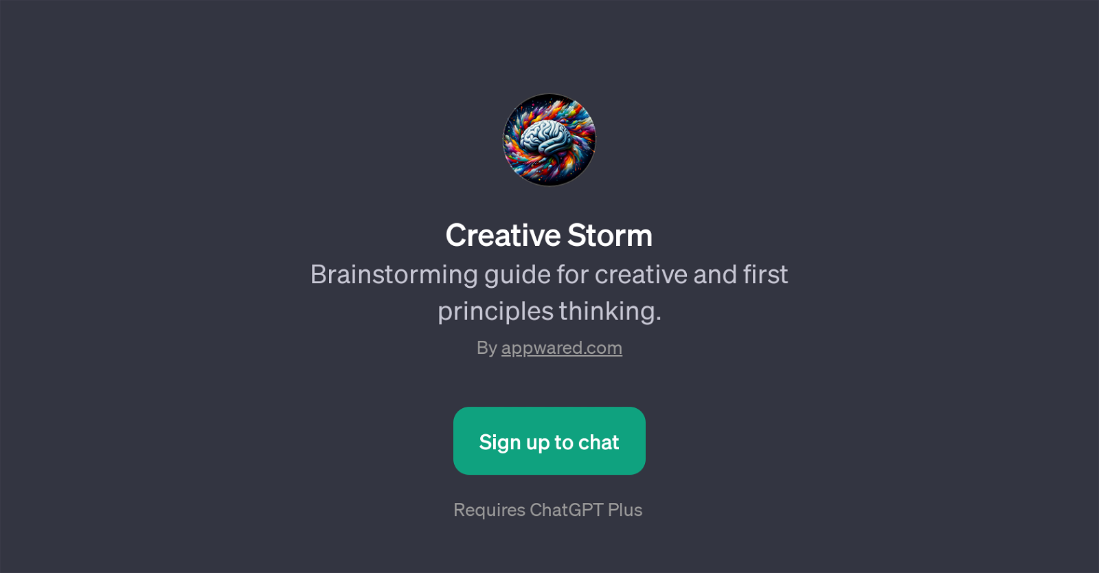 Creative Storm website