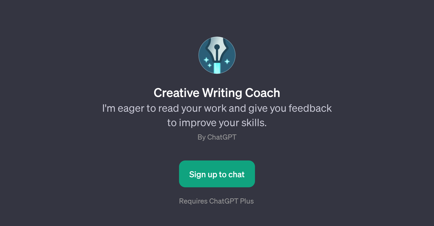 Creative Writing Coach website