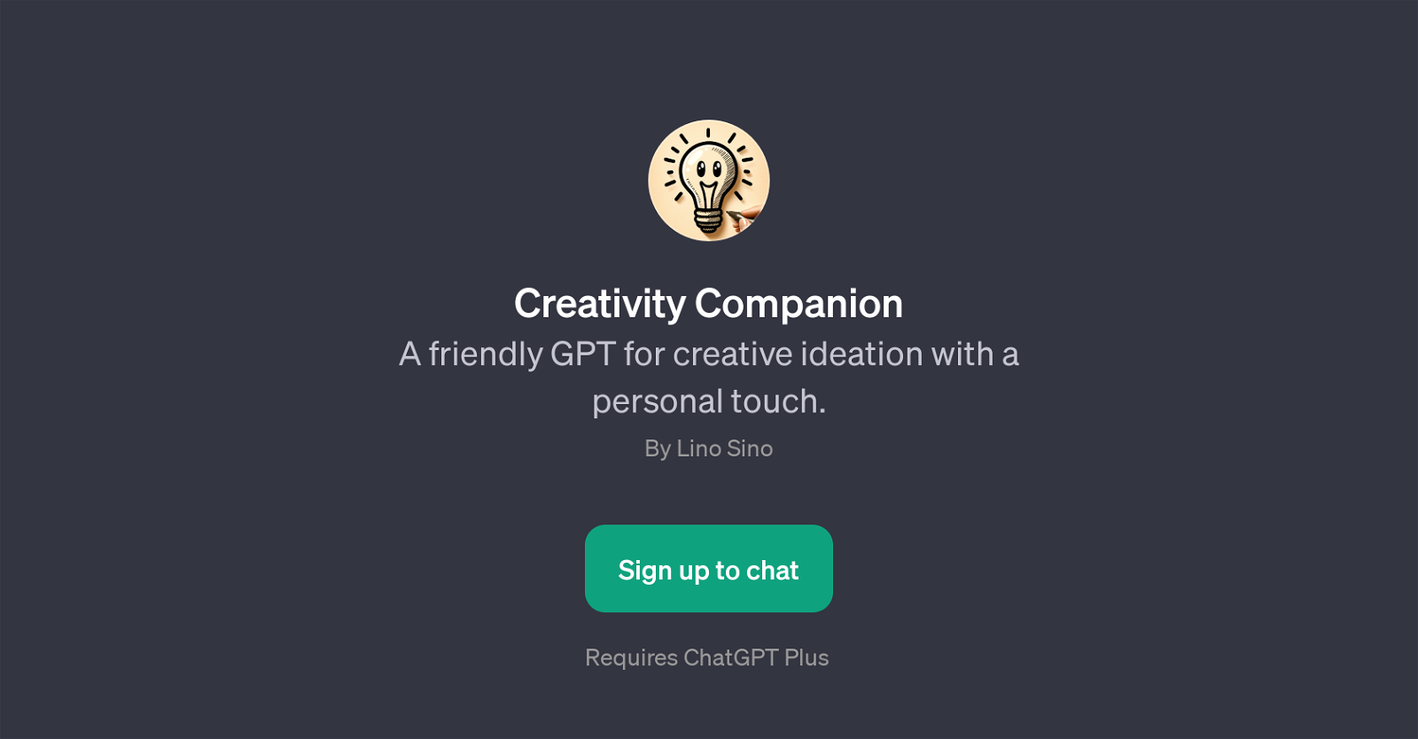 Creativity Companion website