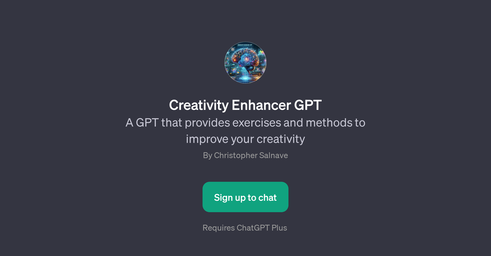 Creativity Enhancer GPT website
