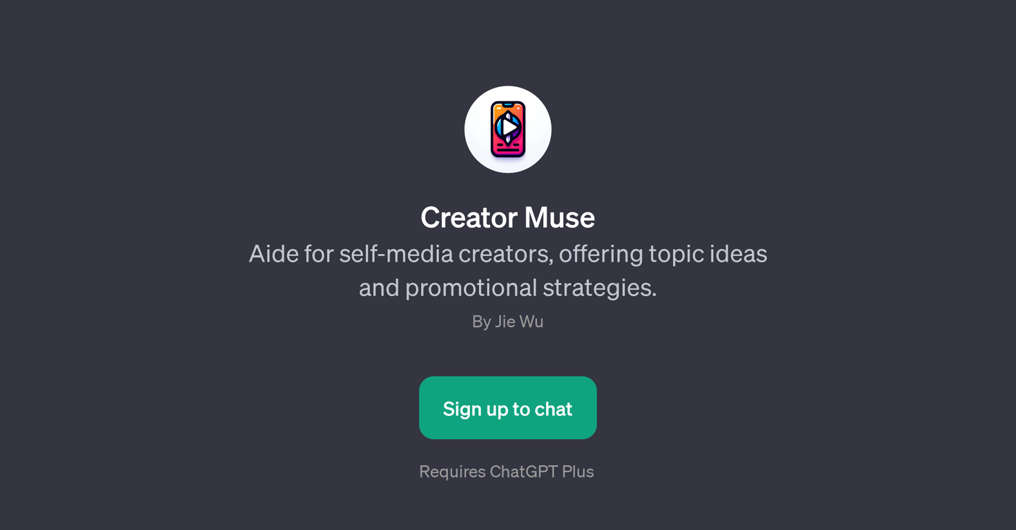 Creator Muse website