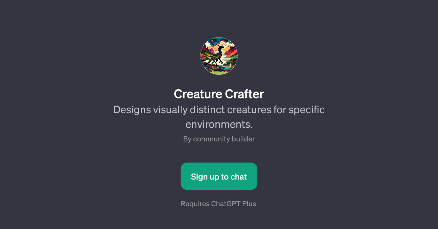 Creature Crafter website