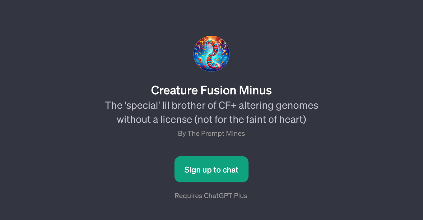 Creature Fusion Minus website