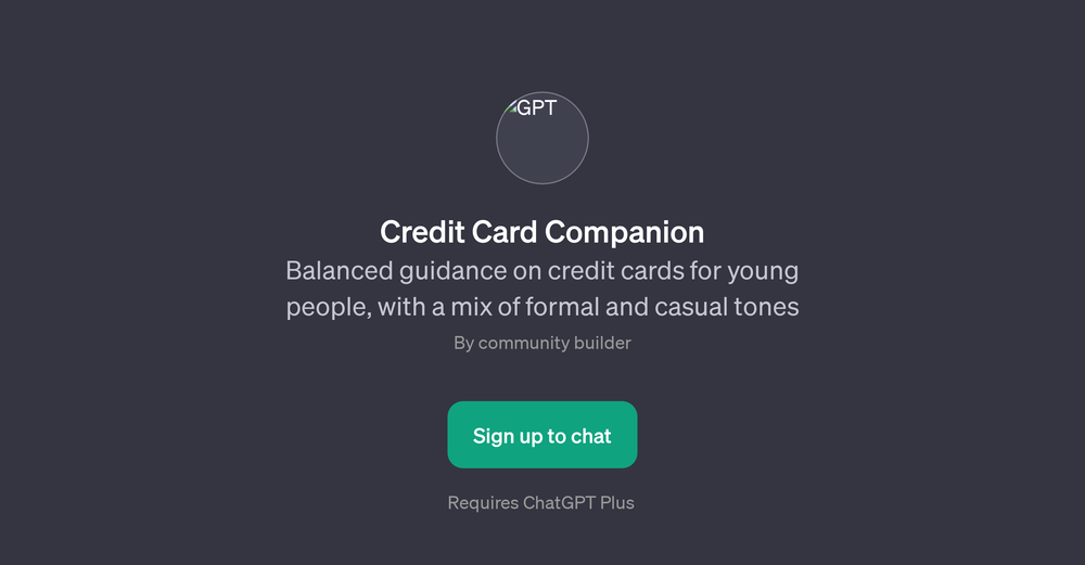 Credit Card Companion website