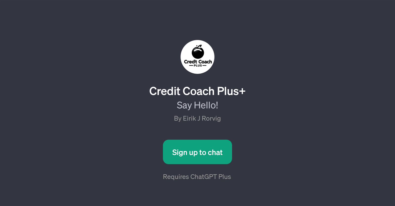 Credit Coach Plus+ website
