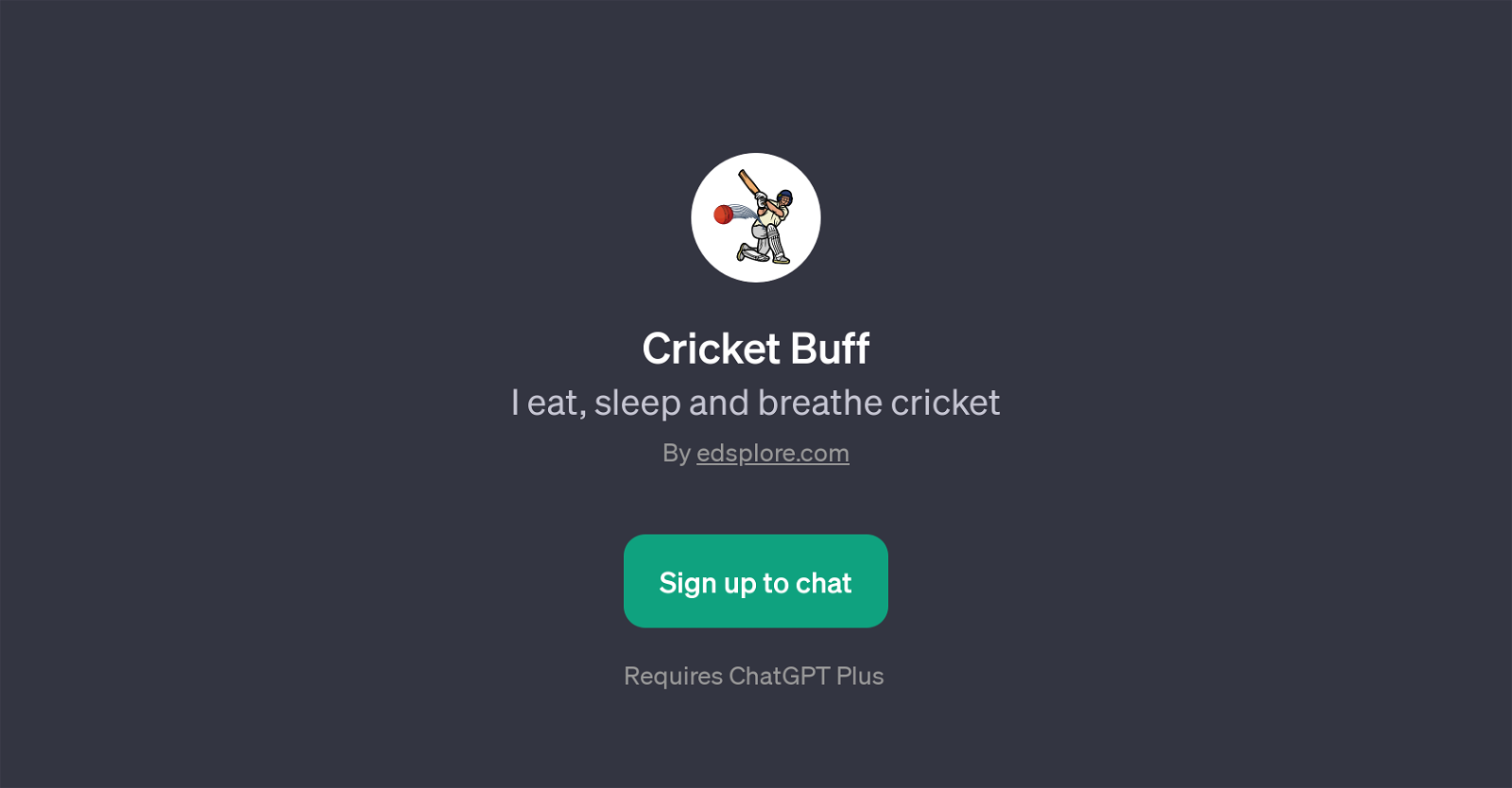 Cricket Buff website