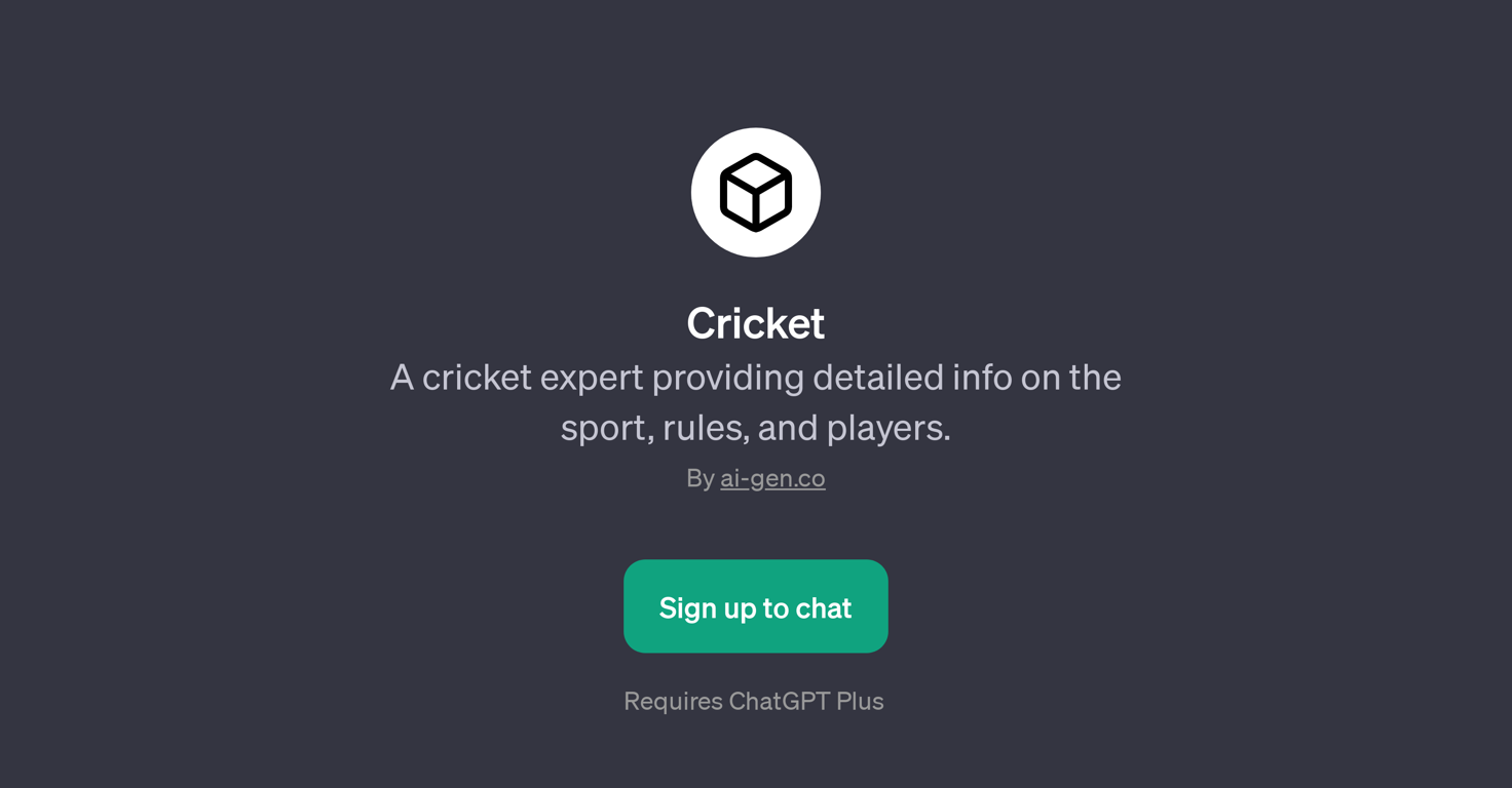 Cricket website