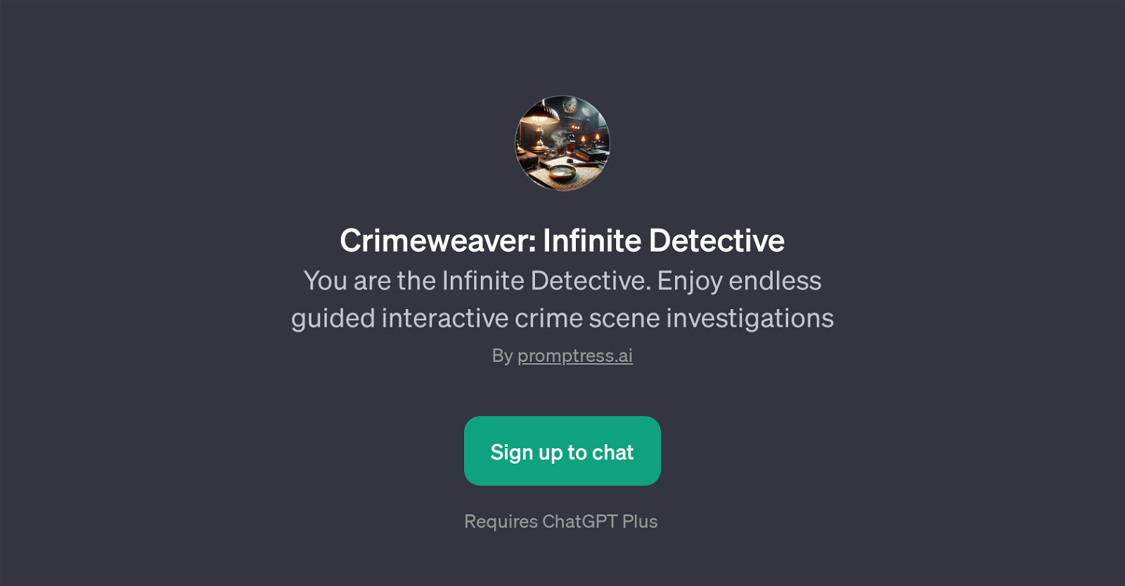Crimeweaver: Infinite Detective website