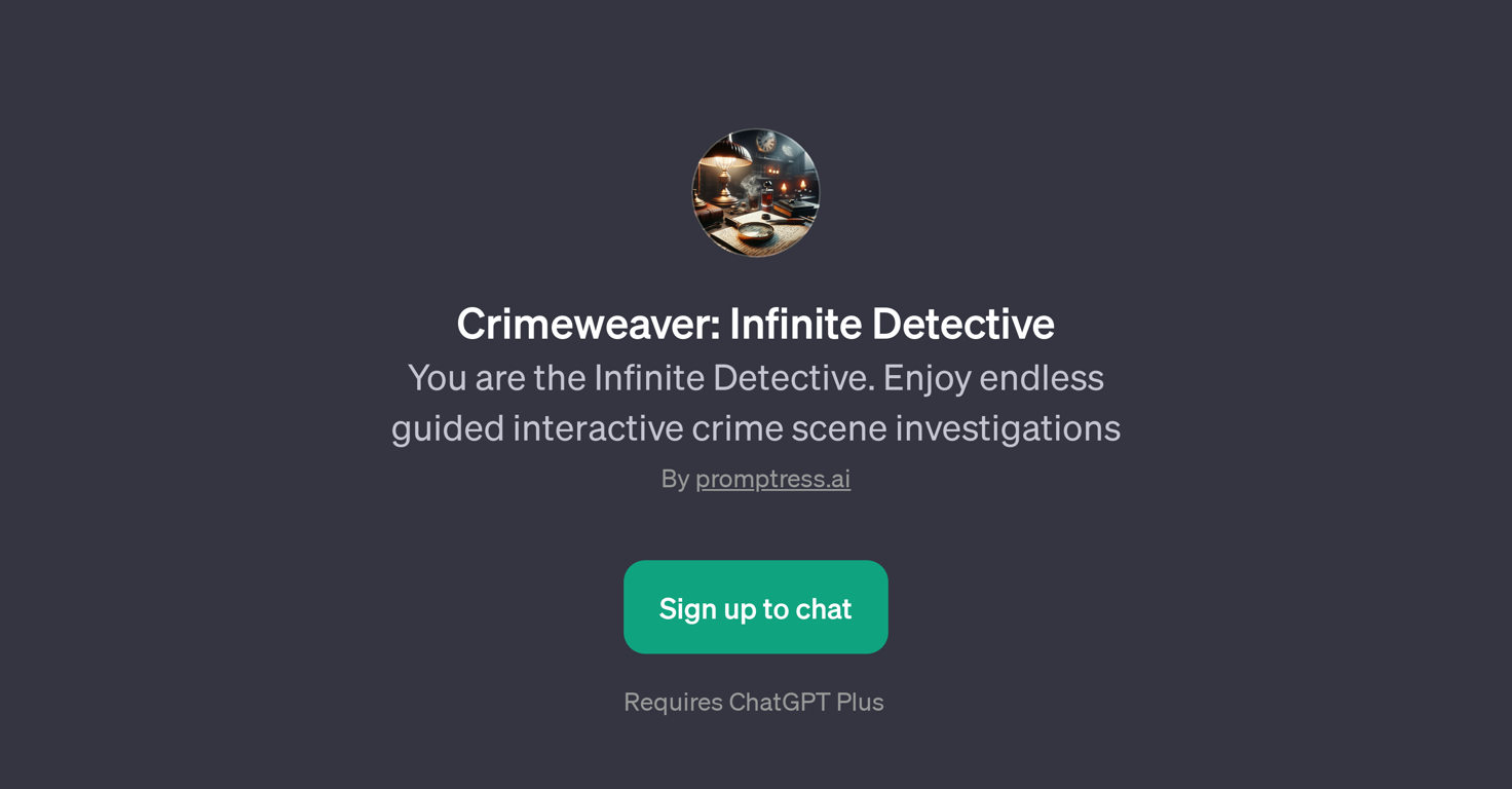Crimeweaver: Infinite Detective website