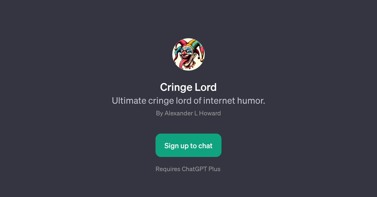 Cringe Lord website