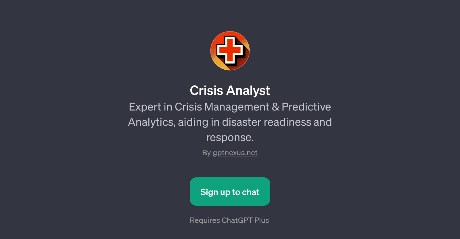 Crisis Analyst website