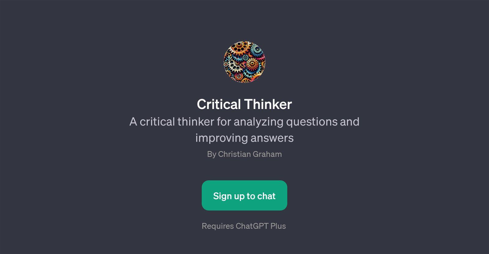 Critical Thinker website