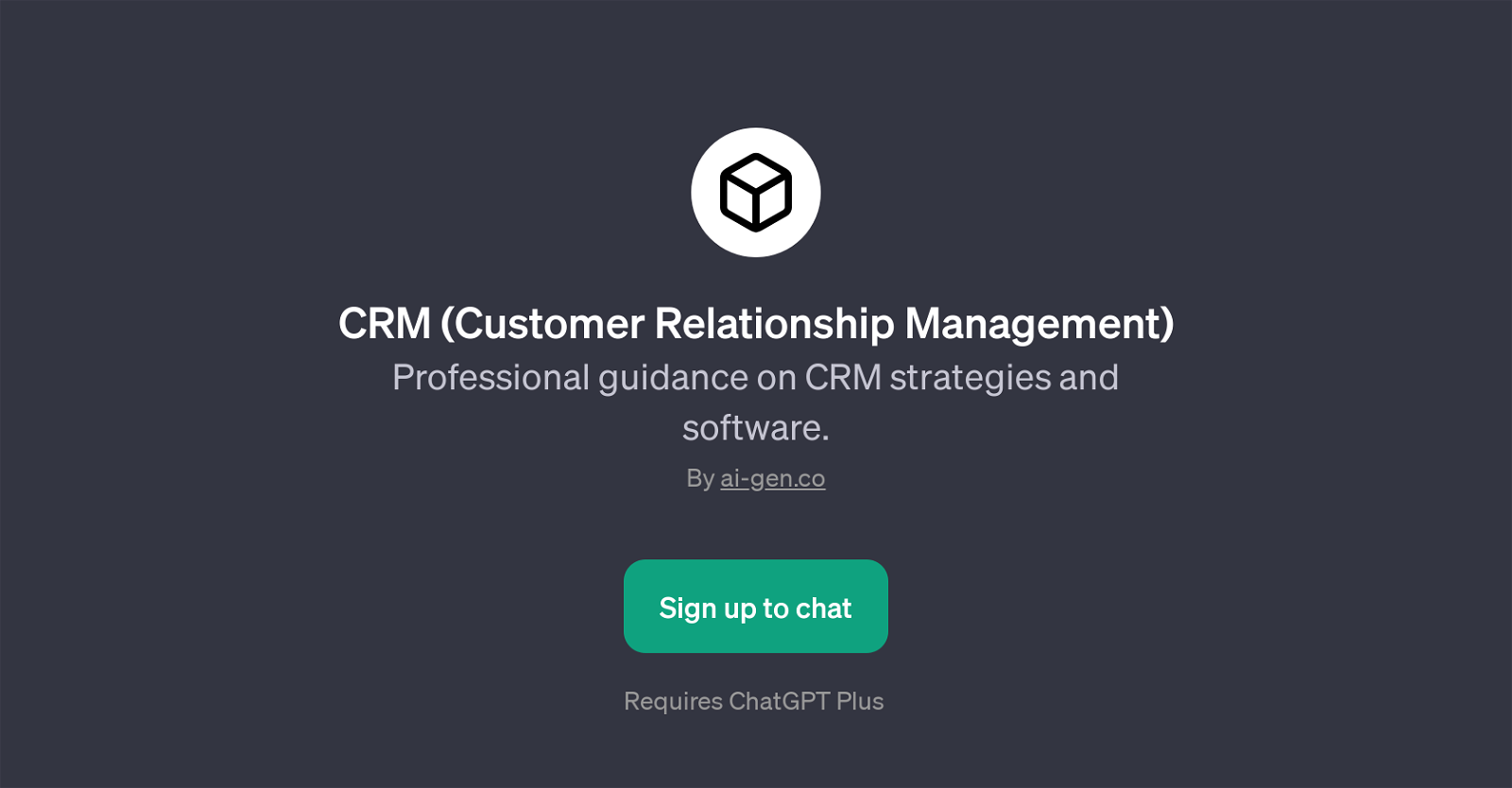CRM (Customer Relationship Management) website