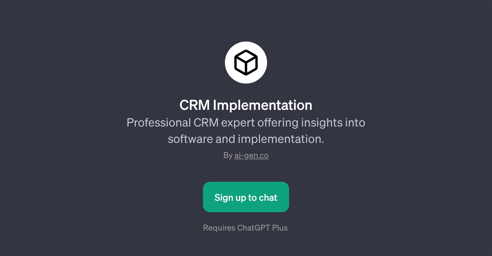 CRM Implementation website