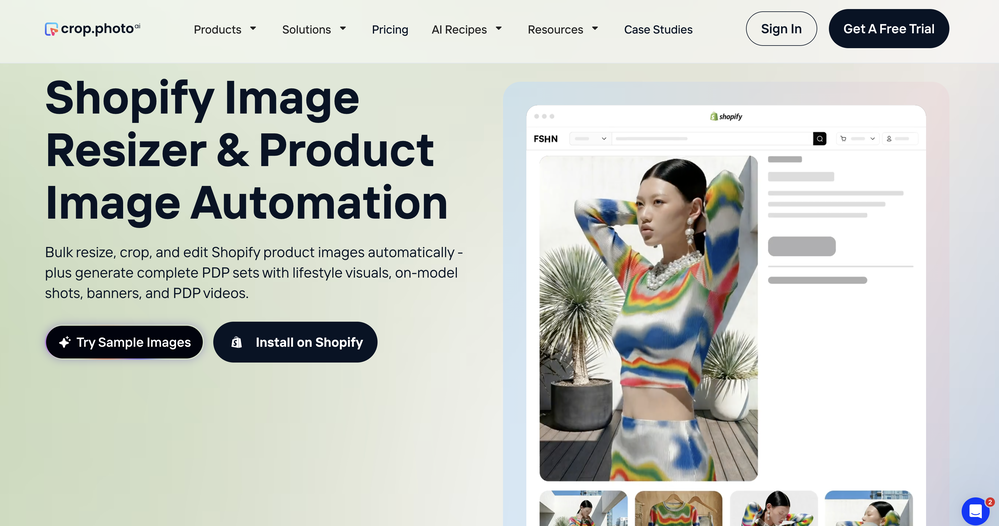 crop.photo website