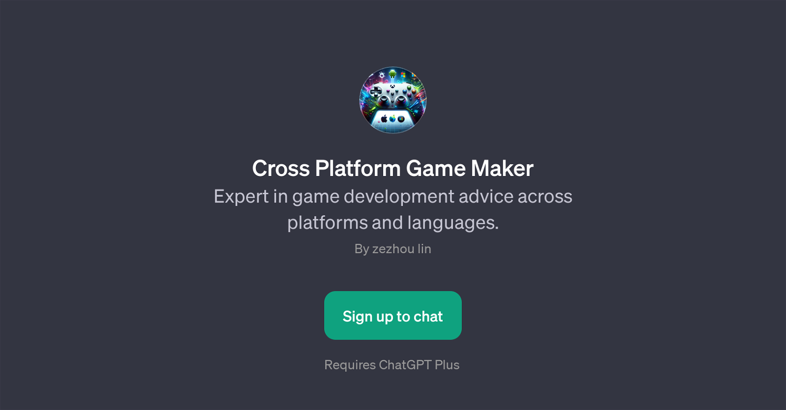 Cross Platform Game Maker website