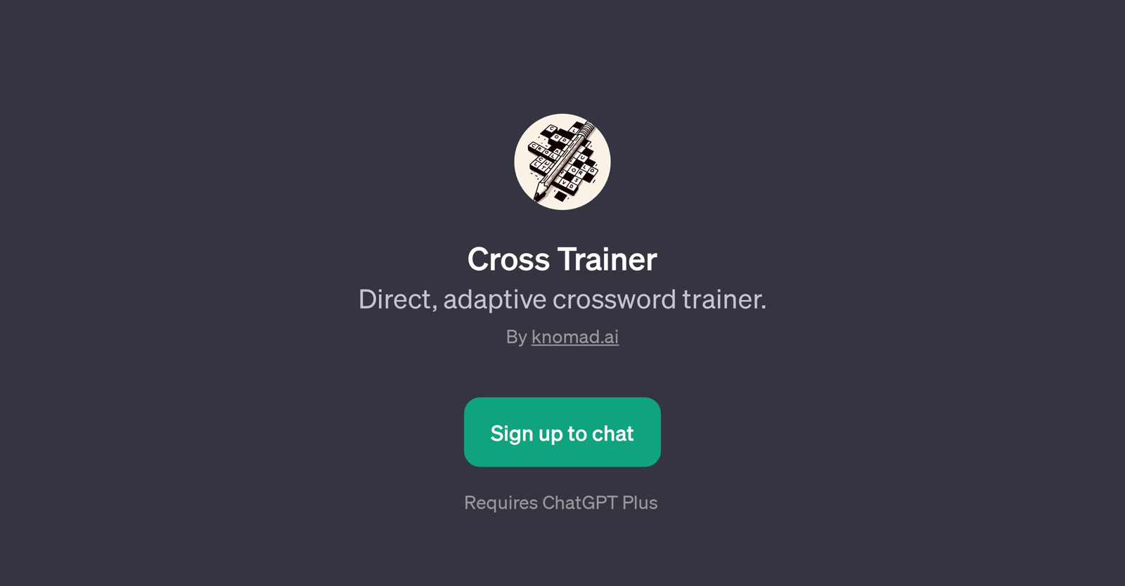Cross Trainer website