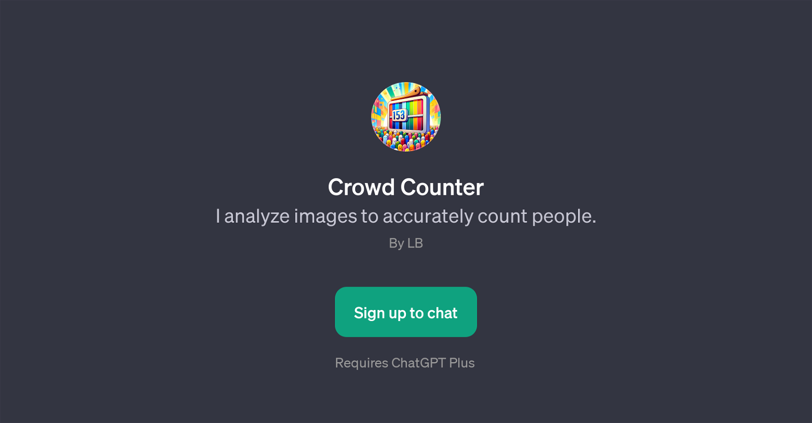 Crowd Counter website