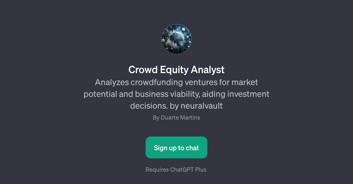 Crowd Equity Analyst website