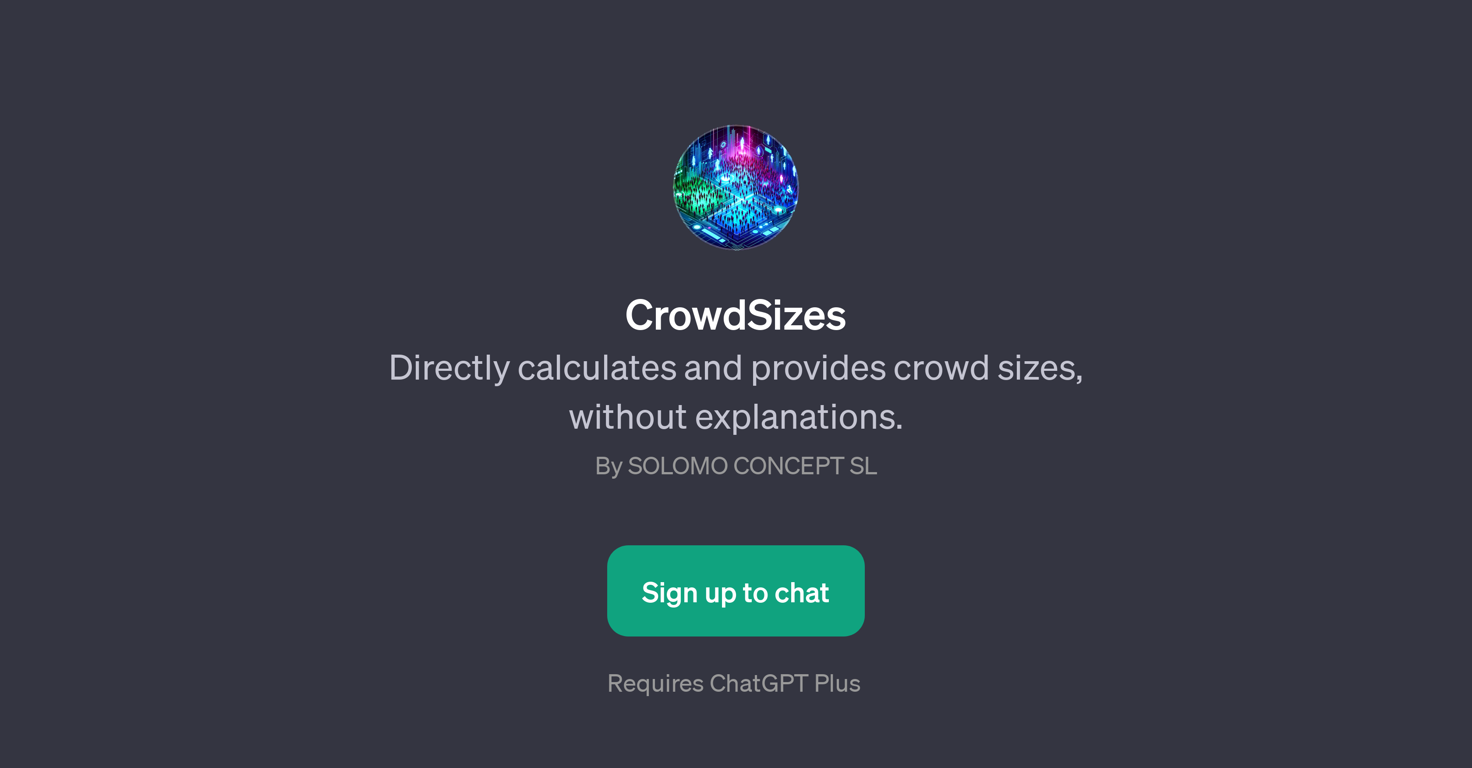 CrowdSizes website