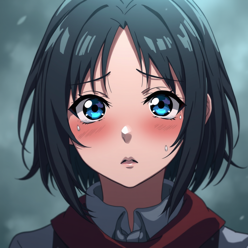Crying anime style website