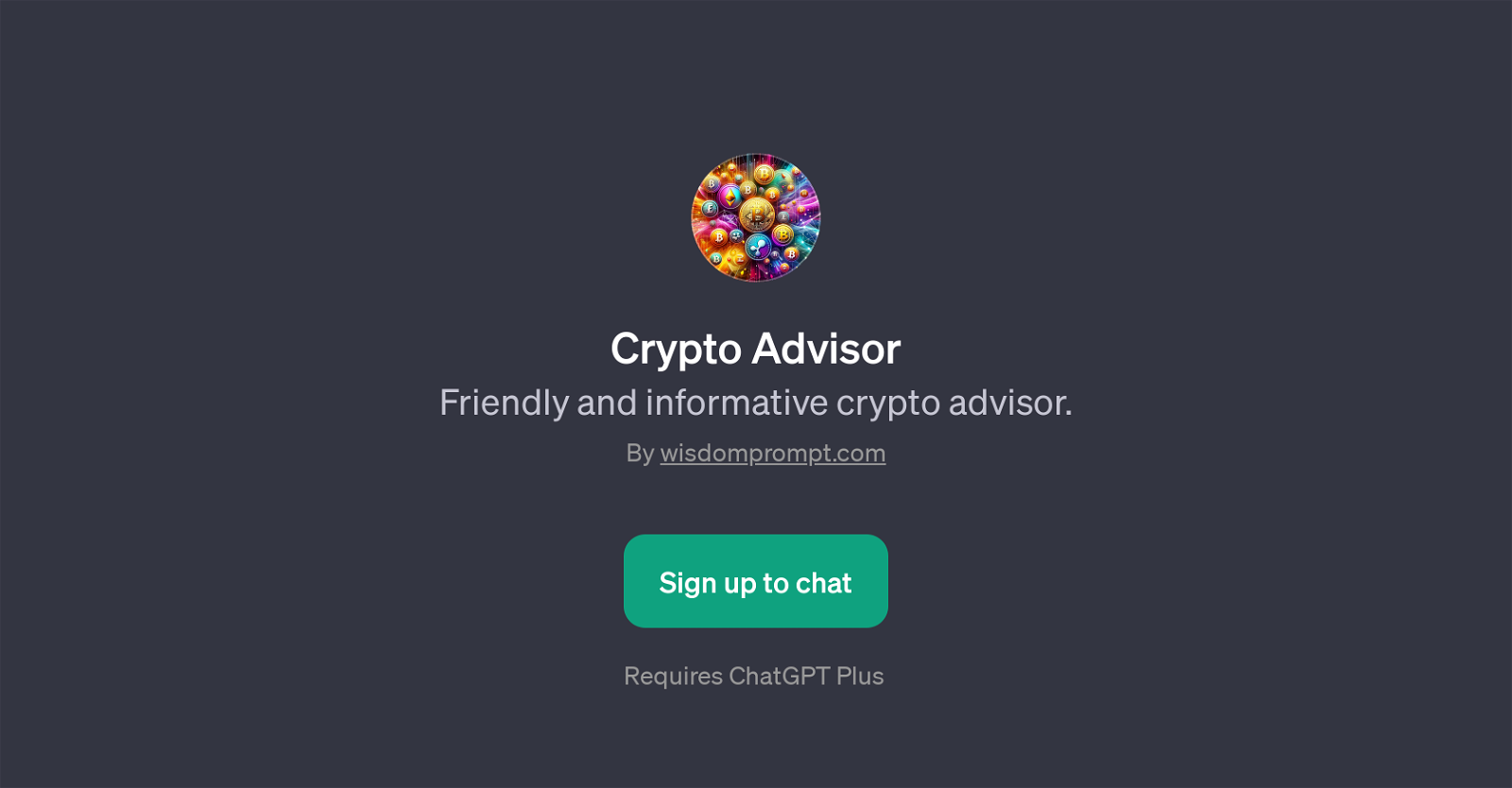 Crypto Advisor website