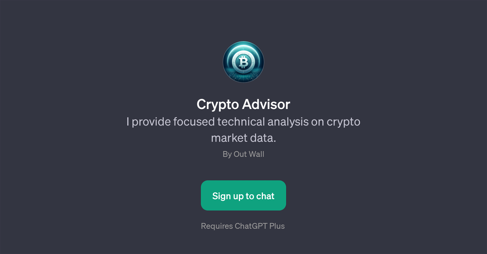 Crypto Advisor website
