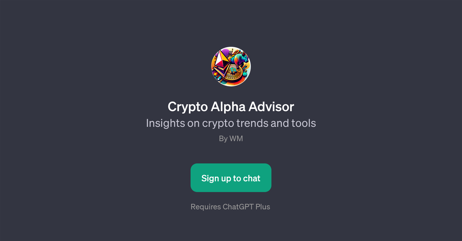 Crypto Alpha Advisor website